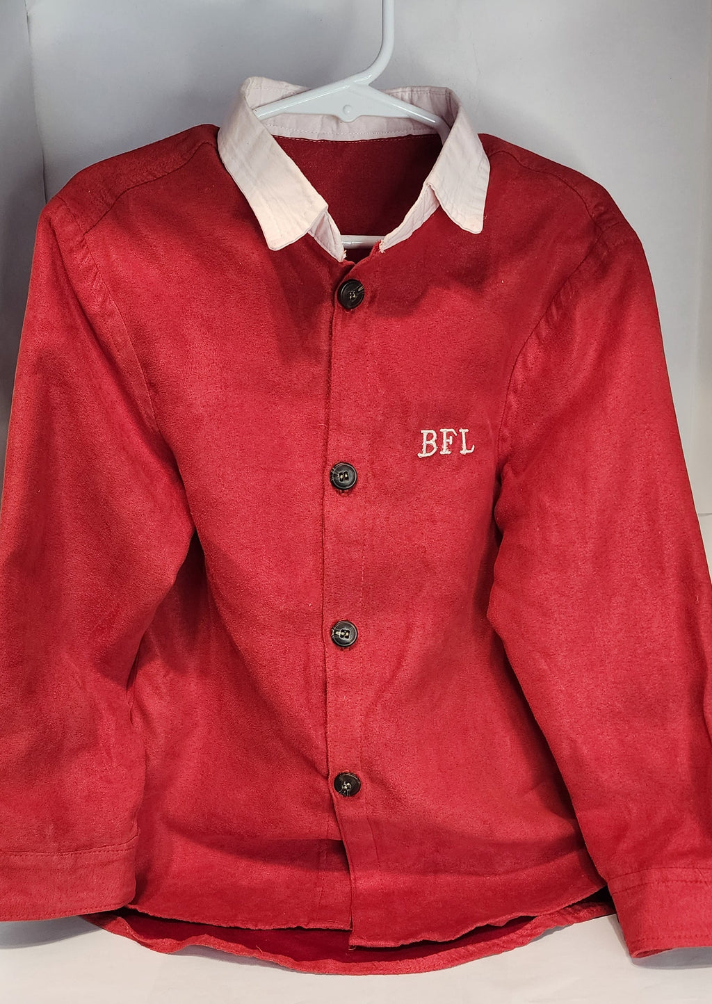 Boys button down Christmas dress shirt
