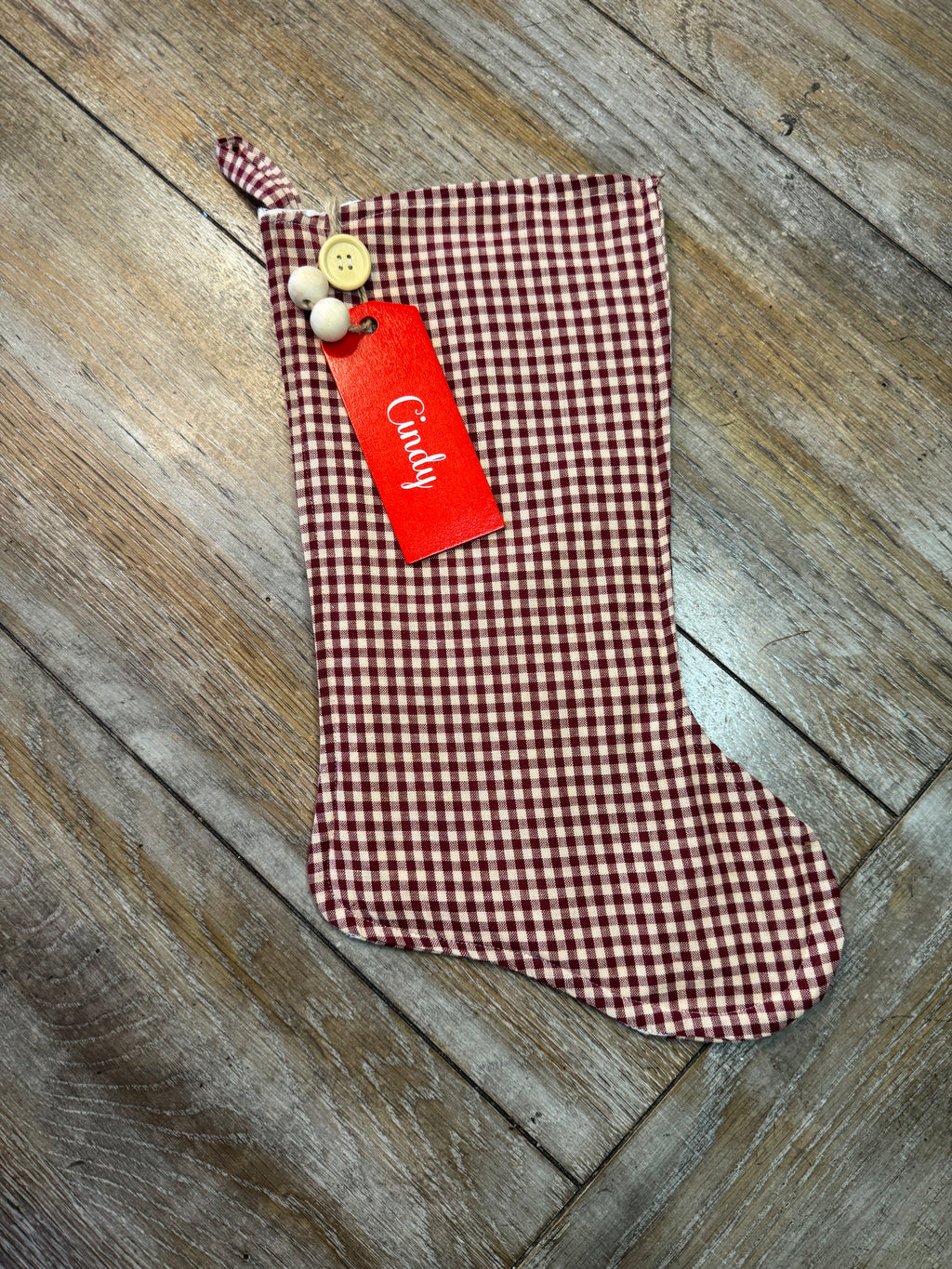 15" Lined Stocking