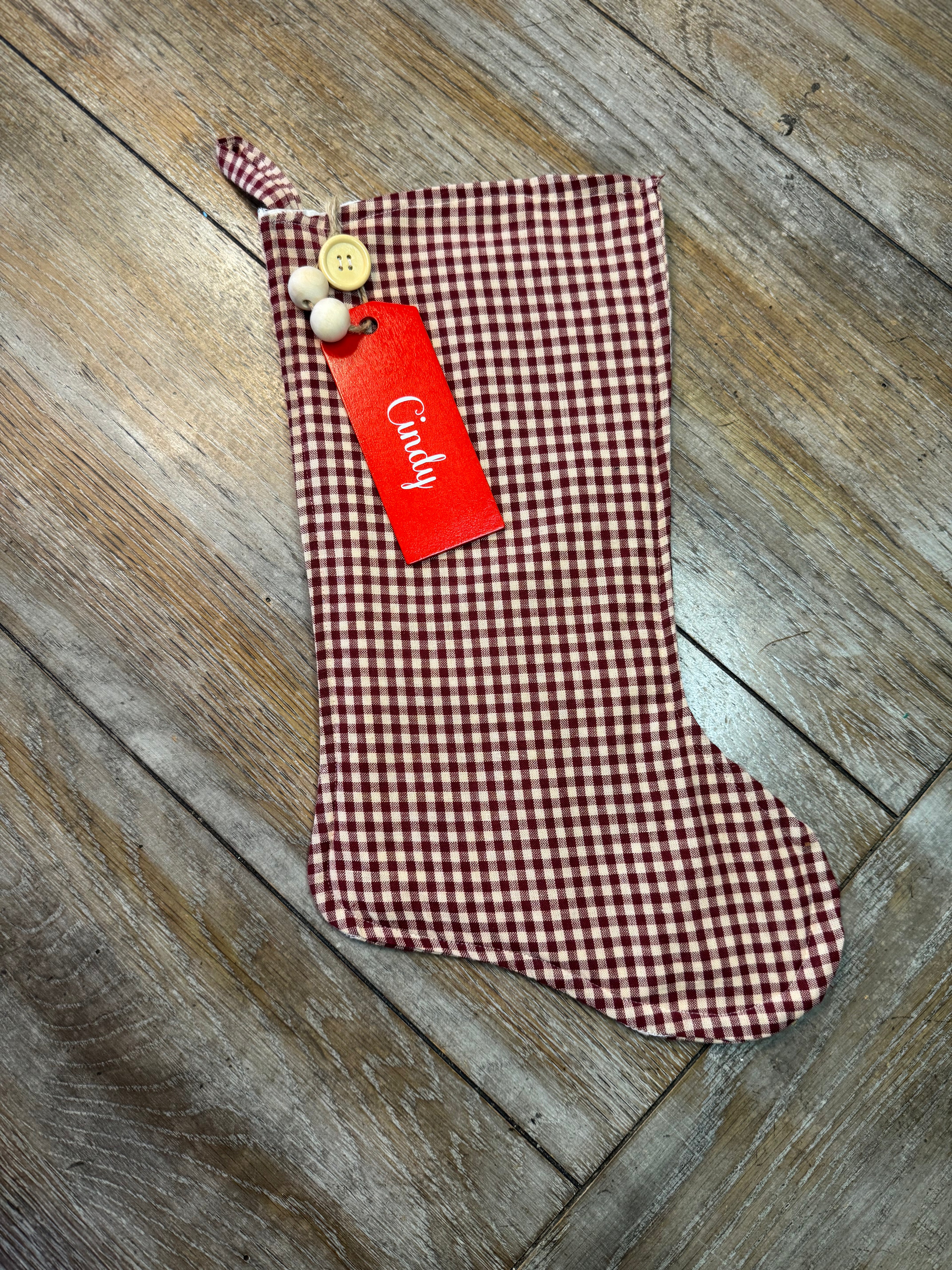 15" Lined Stocking